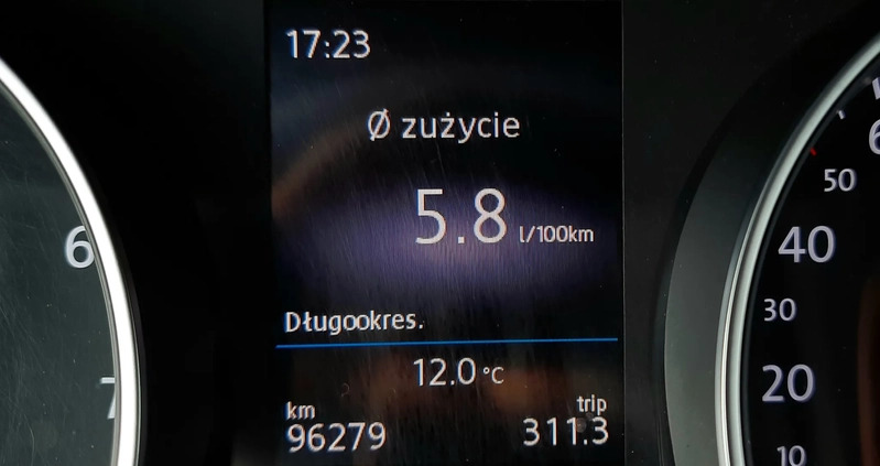 Volkswagen Golf cena 56900 przebieg: 96000, rok produkcji 2017 z Wysokie Mazowieckie małe 436
